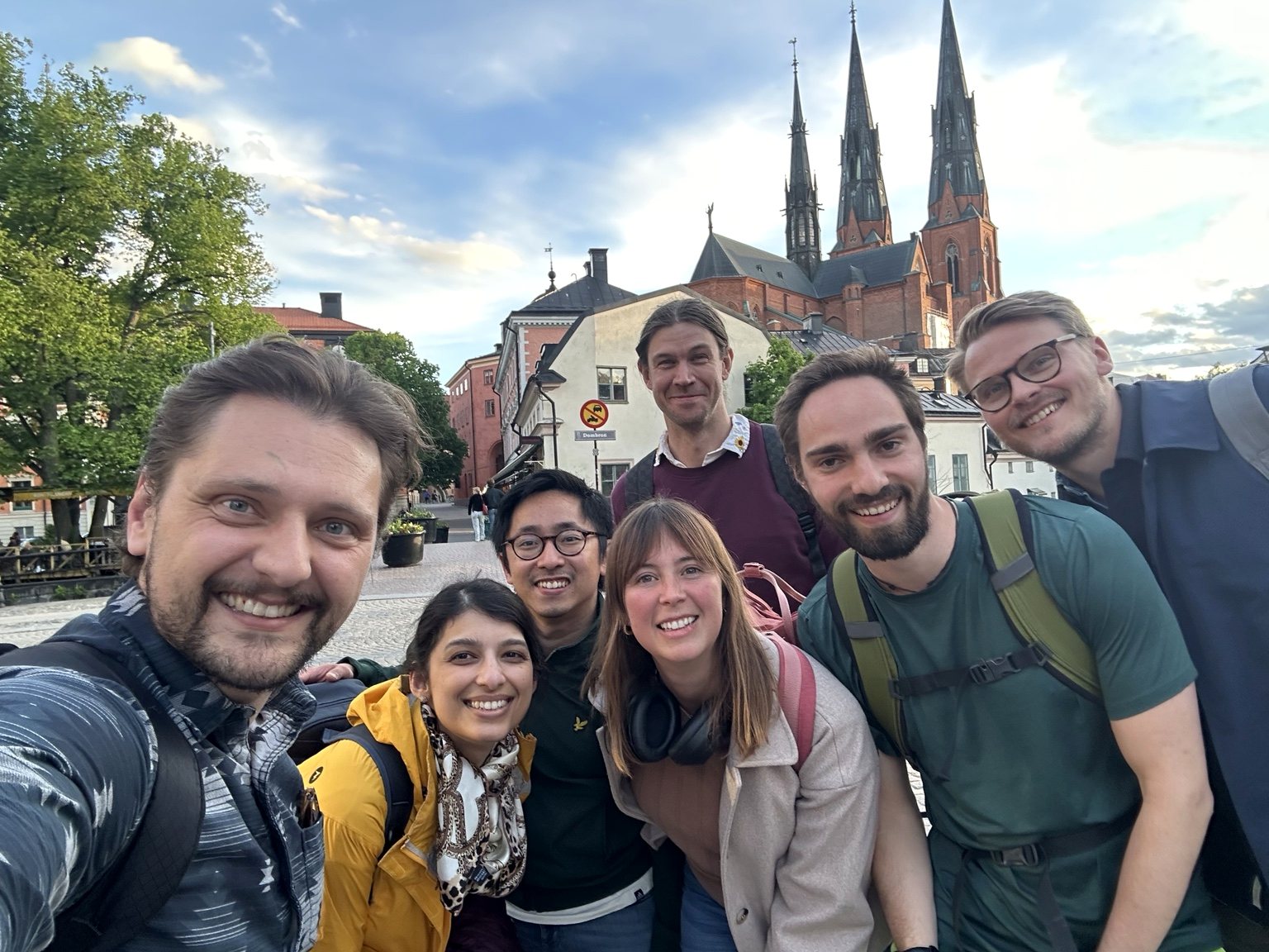 Lab group in Uppsala
